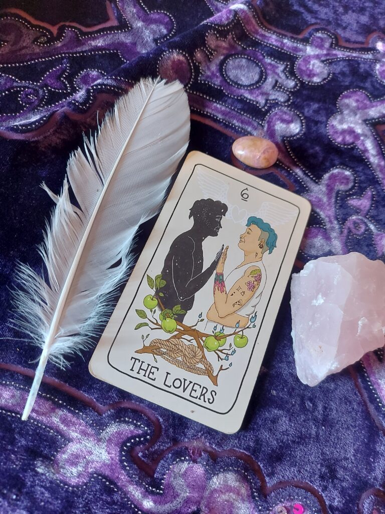 love readings The Lovers Fifth Spirit tarot deck