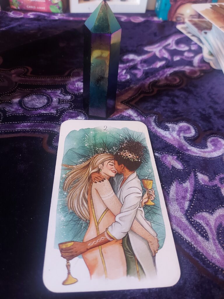 love readings 2 Cups from Unfolding Path