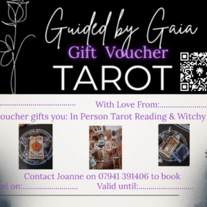 in person tarot reading gift voucher